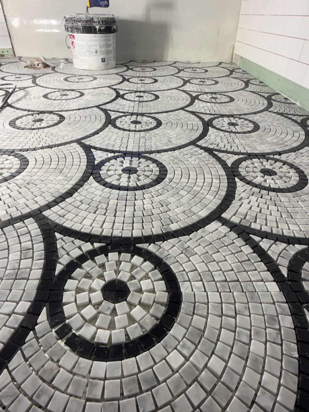 Mosaic Medallion Marble Floor